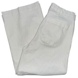 Oat New York Women’s Size 6 28 White Wide Leg High Rise Cropped Denim Jeans